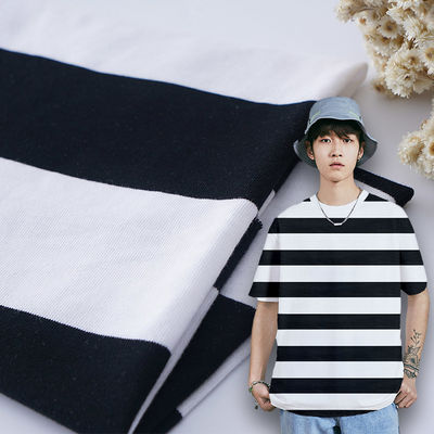 Un buon prezzo. Tessuto a maglia a strisce per abito da ginnastica in linea