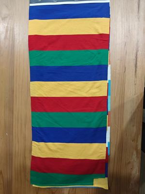 Un buon prezzo. Naturale facile da curare per tessuto a maglia a righe flessibile e alla moda per il terry francese in linea