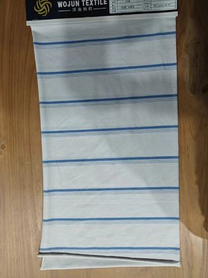 Un buon prezzo. Tessuto a maglia a strisce naturale e resistente per magliette in linea