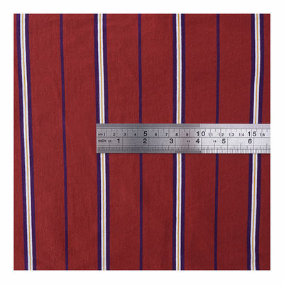 Un buon prezzo. Salutevole tessuto a maglia a righe morbido e resistente all'usura per magliette in linea