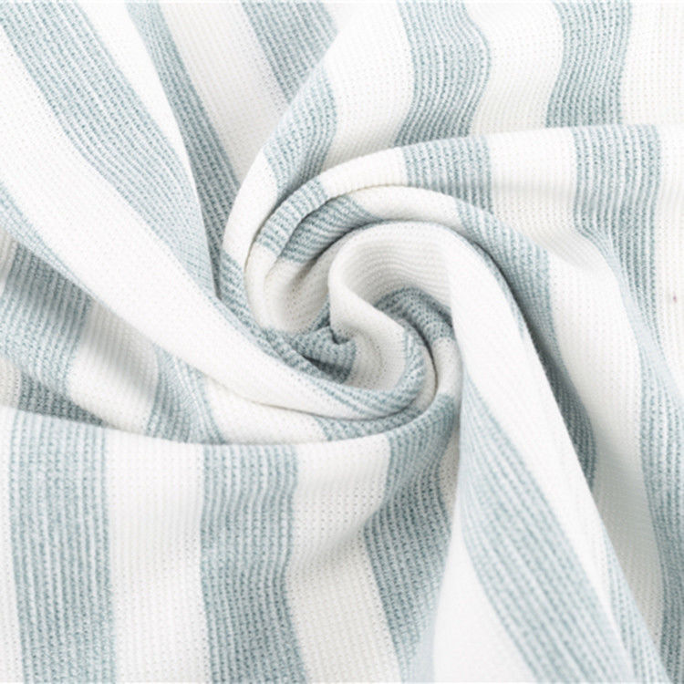 Multi materiale a strisce colorato del cotone, tessuto respirabile della maglietta del cotone 160gsm