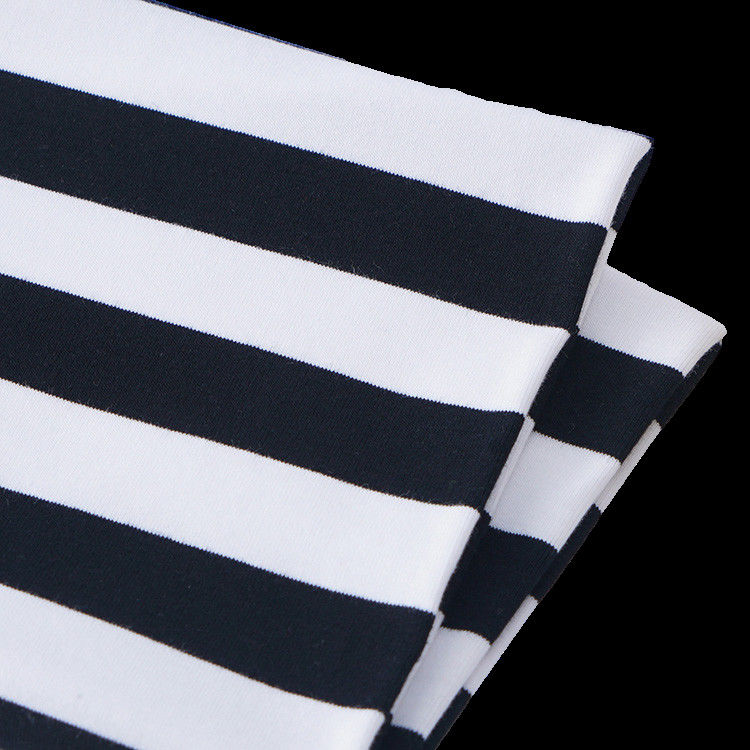 Frangia uniforme del cotone caldo di Shell Striped Material Fabric Pure per la maglietta