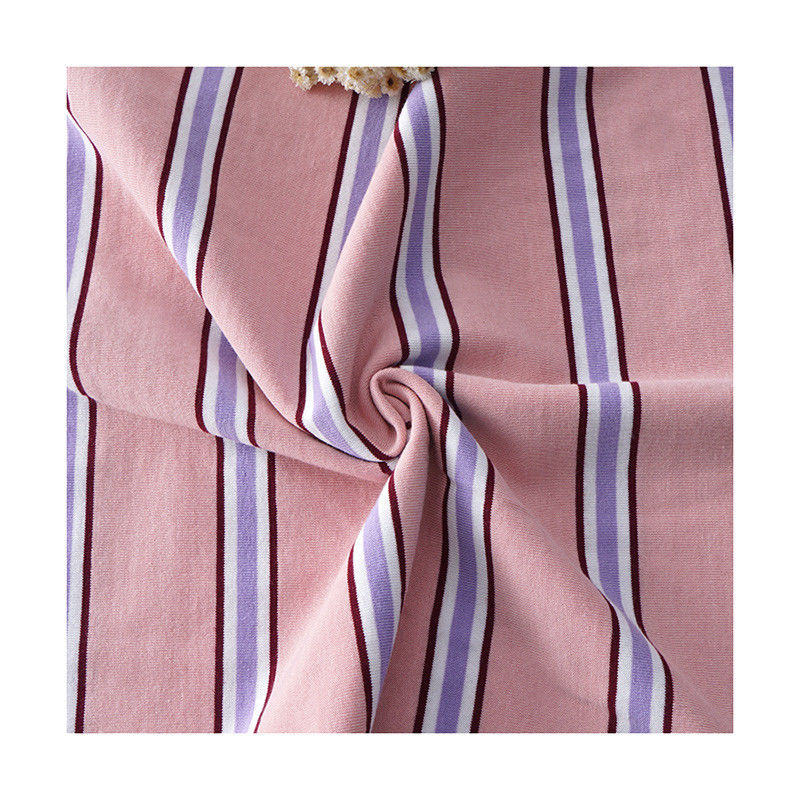 Tessuti di cotone a strisce per abbigliamento informale