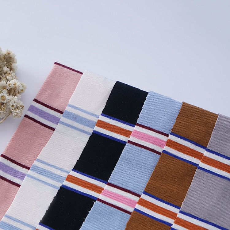 Tessuti di cotone a strisce per abbigliamento informale