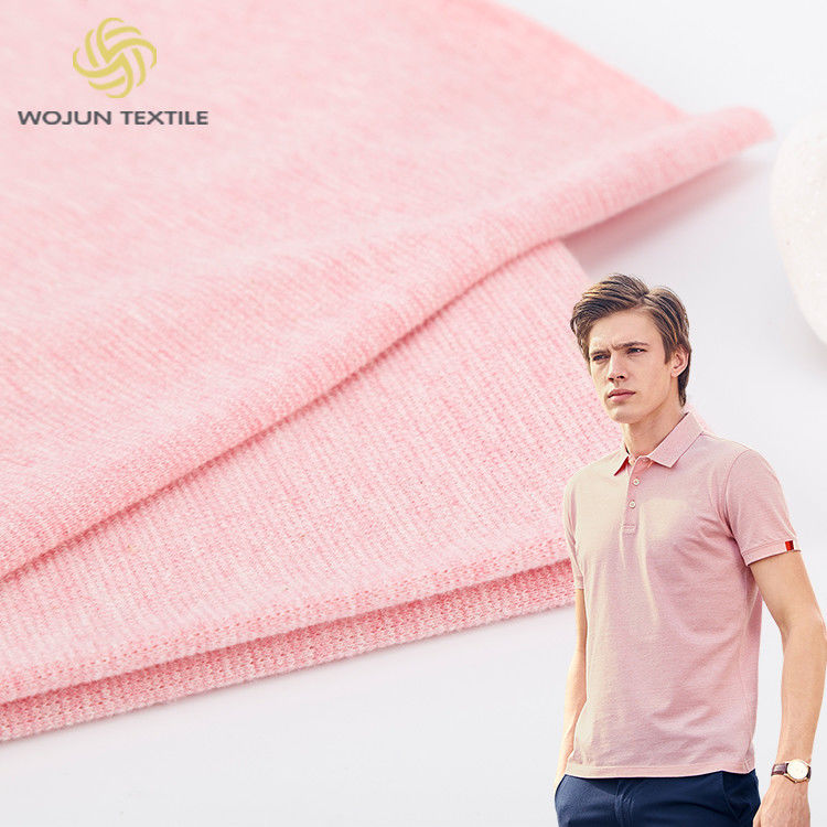 Il jacquard molle 170g tricotta la struttura resistente di colore del tessuto della grinza netta del cotone