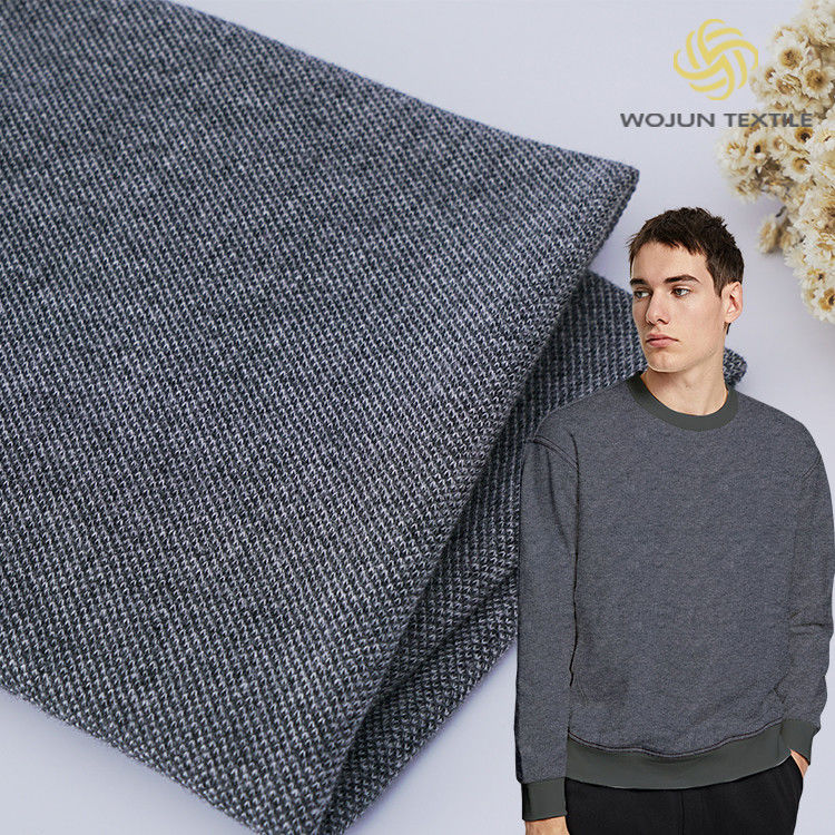 Materiale di tessuto a colori solidi, pettinato Eco-friendly Pique tessuto a maglia