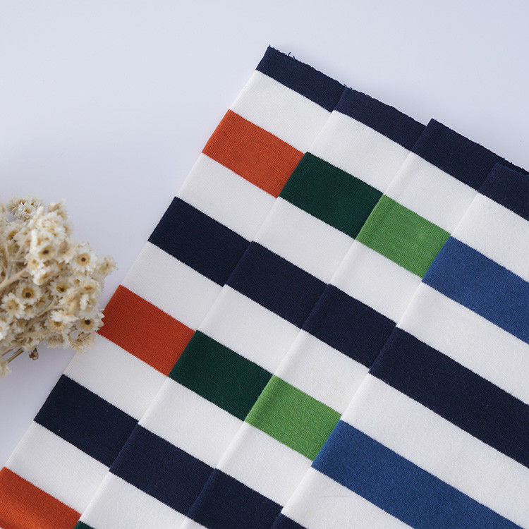 Tessuto compatto di cotone francese Tessuto a strisce per abbigliamento