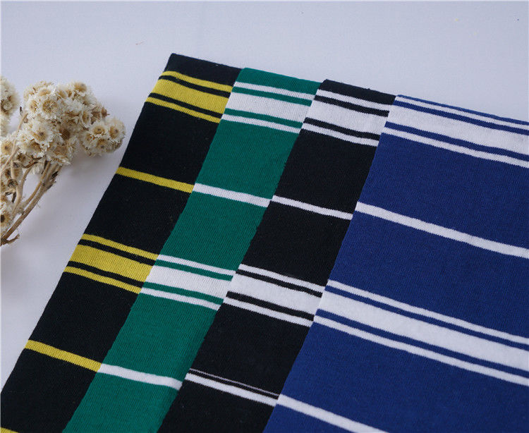 Materiale a strisce di cotone semplice, resistente al sudore e ad assorbimento del sudore