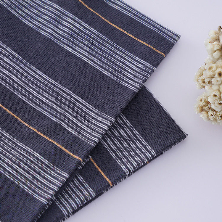 Materiale a strisce per magliette, in cotone e lino puro e traspirante, assorbente sudore