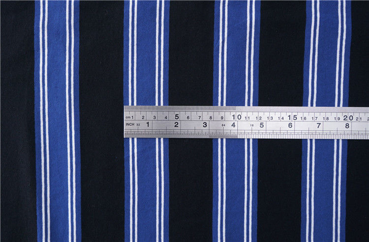 Tissu di cotone e di lino puro per la pelle, assorbente del sudore, materiale a strisce, per camicia casual