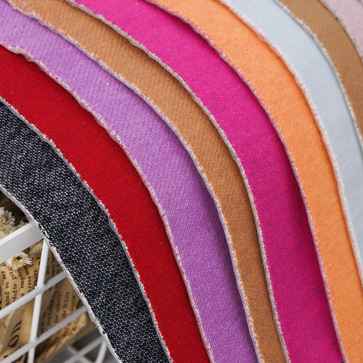 Stylish e spessa non facilmente deformabile generoso e casuale tessuto a righe a maglia per il terry francese