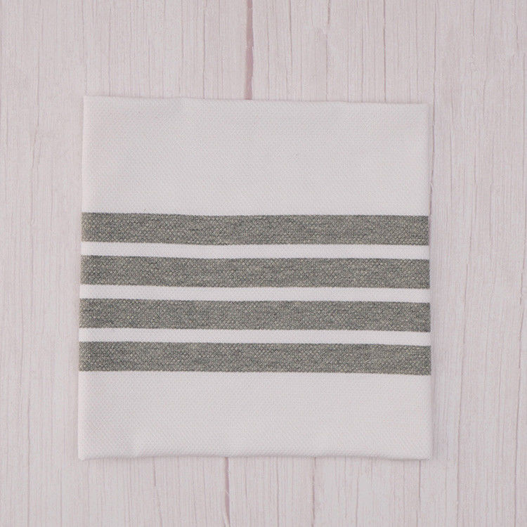 Tissu di cotone e di lino puro per la pelle, assorbente del sudore, materiale a strisce, per camicia casual