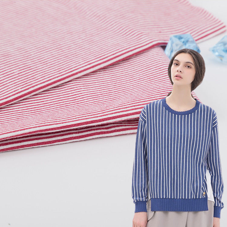 Classico, confortevole e rinfrescante tessuto a strisce di cotone multicolore