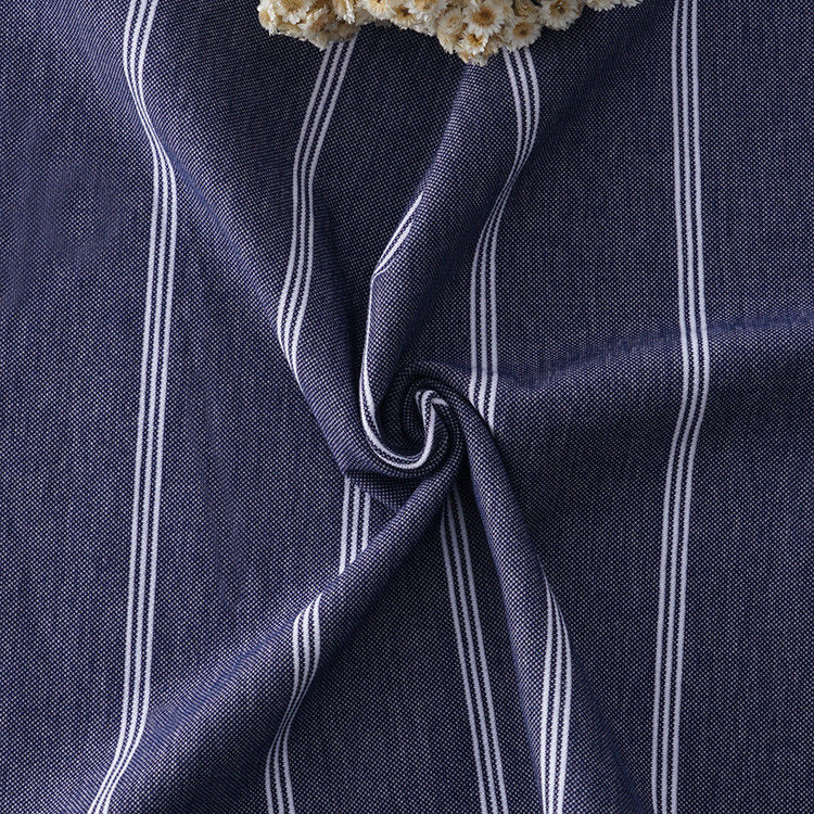 Traspirante e alla moda Comodo in cotone sentimento a strisce Tessuto a maglia per top casual
