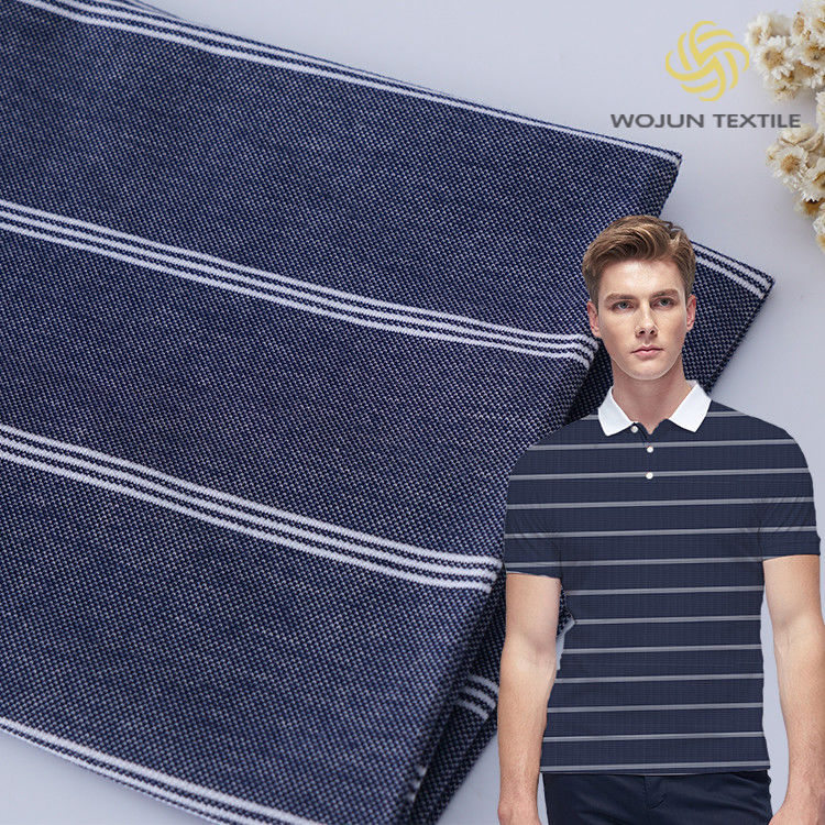 Traspirante e alla moda Comodo in cotone sentimento a strisce Tessuto a maglia per top casual