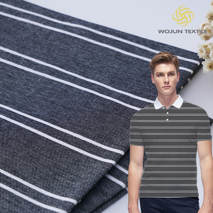 Supporta la personalizzazione e il tessuto a maglia a righe per camicie da polo