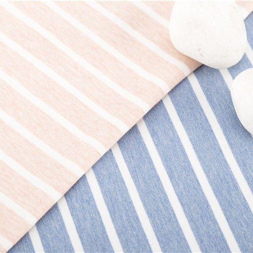 Buona consistenza e elegante tessuto a maglia a righe resistente all'usura per il terry francese
