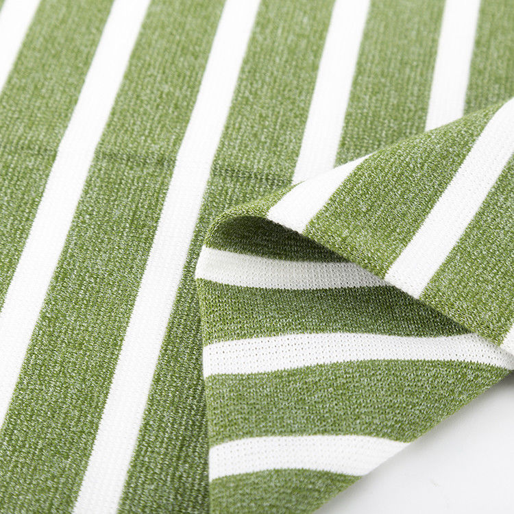 Tessuto a maglia a strisce per camicia da polo, respirabile, confortevole e di alta qualità