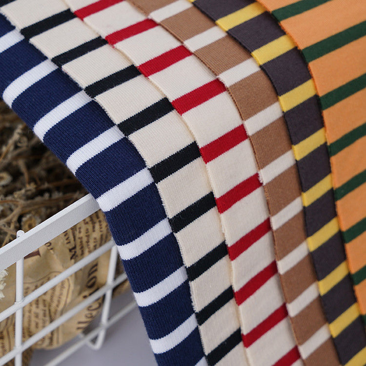 Supporto personalizzazione e pelle-friendly Comodo tessuto a maglia a strisce per Terry francese