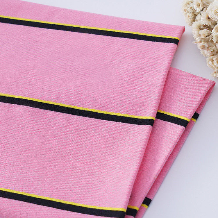 Tissu di cotone a righe di alta qualità per magliette
