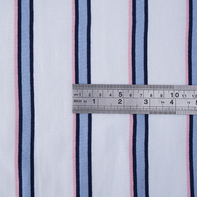 Tissu di cotone a righe di buona qualità per magliette