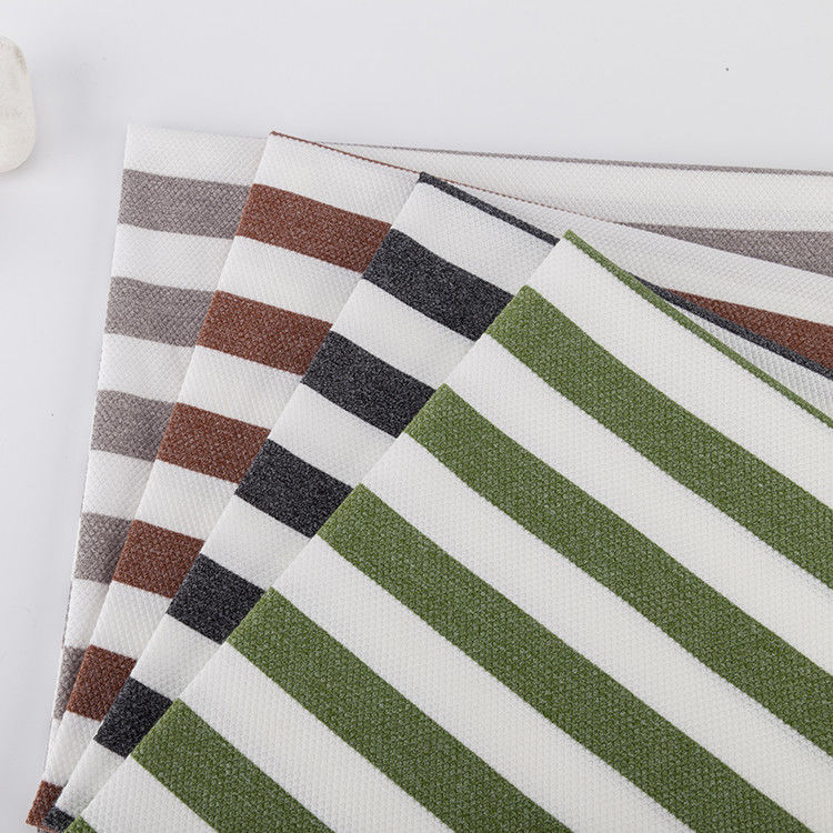 Traspirante e sudorante Moderno facile da curare Tessuto a maglia a righe per polo