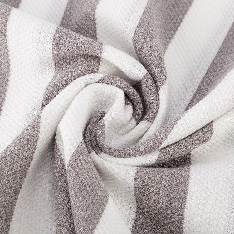 Traspirante e sudorante Moderno facile da curare Tessuto a maglia a righe per polo