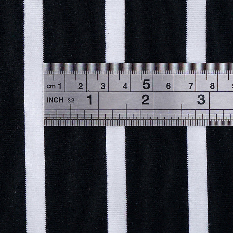 Caldo e alla moda e ecologico e tessuto di cotone a strisce per il terry francese