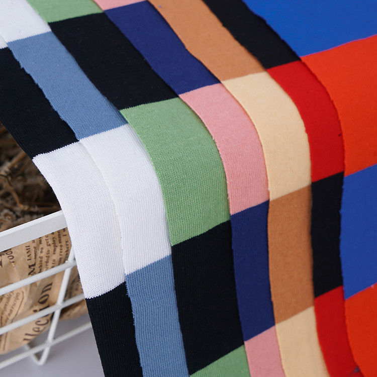 Tessuto di cotone a strisce per camicia a maniche lunghe