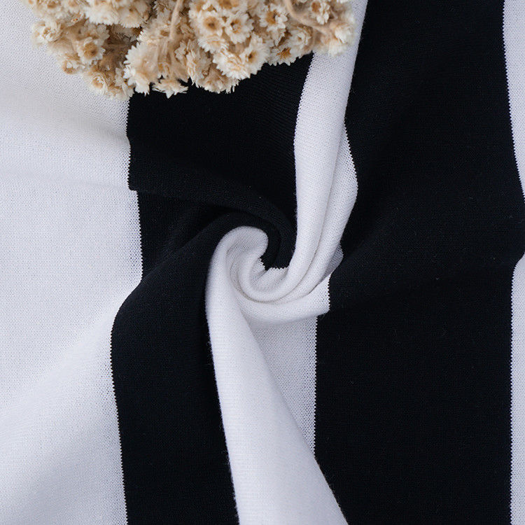 Tessuto di cotone a strisce per camicia a maniche lunghe