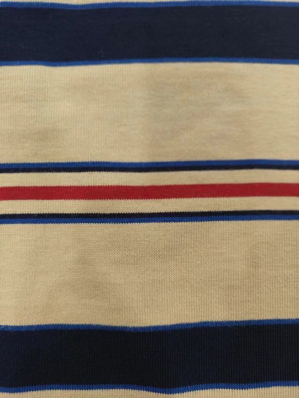 Semplice e alla moda Comodo Tissu a maglia a strisce per maglietta
