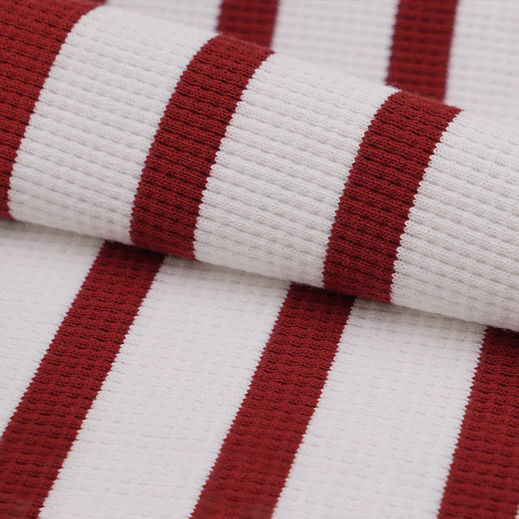Tessuti a maglia a righe per abbigliamento sportivo, comodi e idratanti