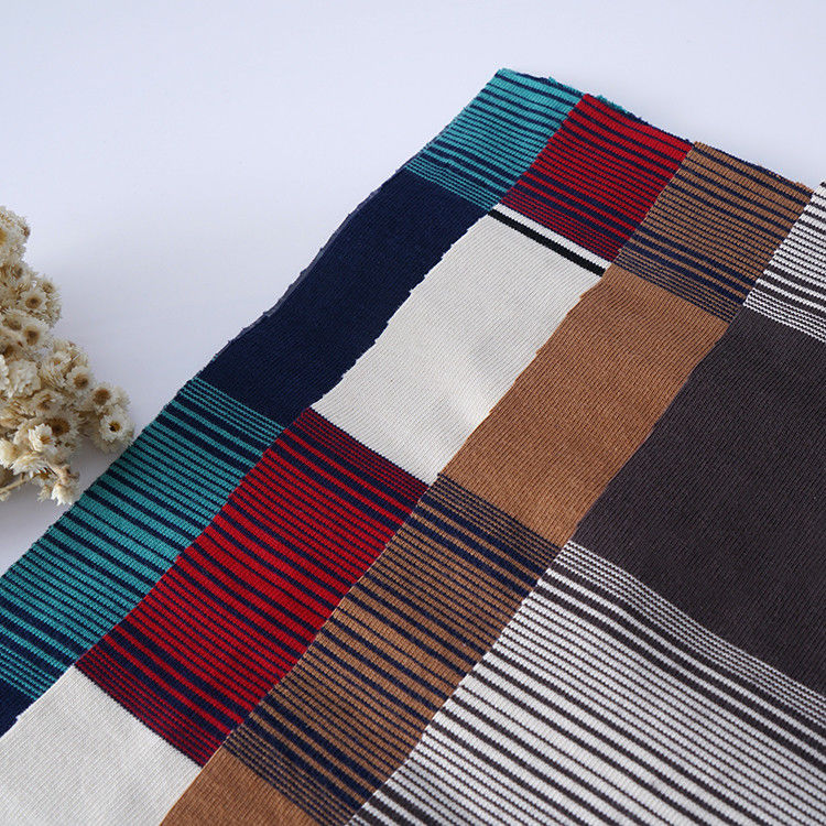 Tessuto di materiale a strisce flessibile per camicia da polo