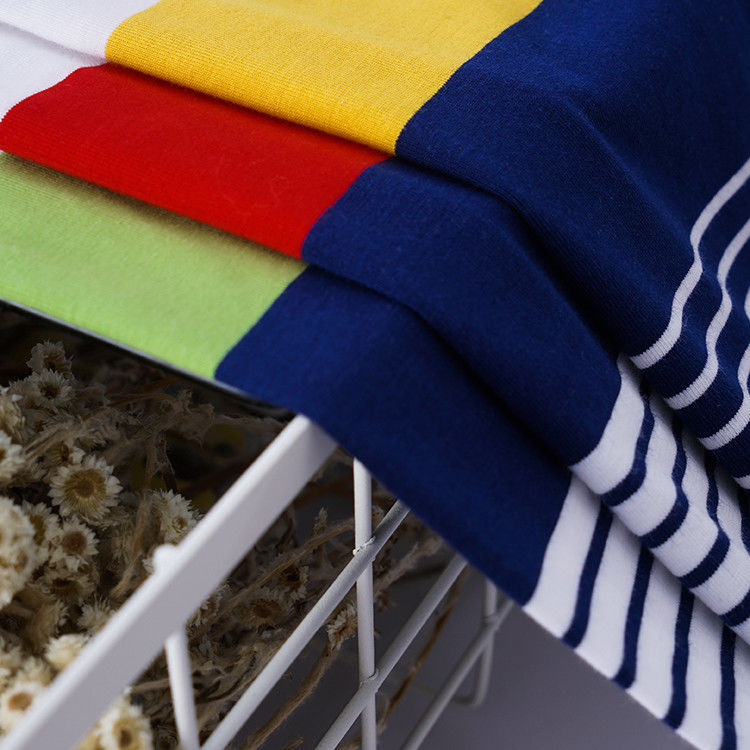 Tessuto a maglia a strisce igroscopico per abbigliamento casual