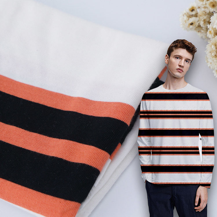 Confortevole, adatto e resistente, resistente e sano, tessuto a strisce per abbigliamento casual