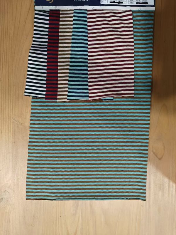 Materiale a strisce confortevole per abbigliamento domestico
