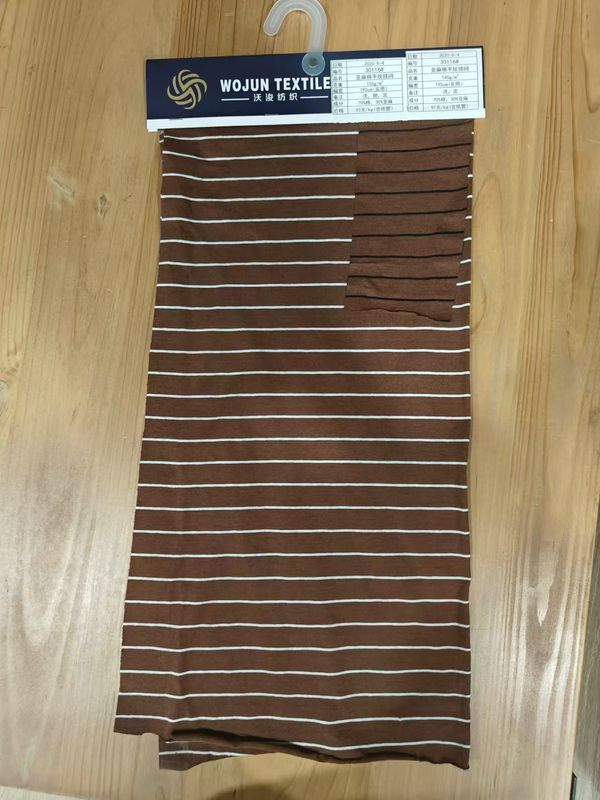Materiale a strisce, resistente all'usura, ecologico e adatto alla pelle, per abbigliamento casual