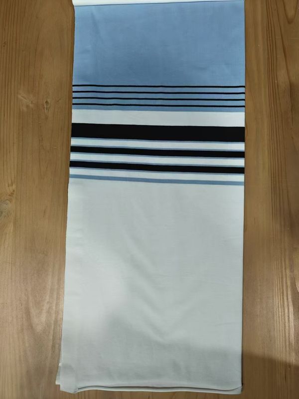 Tissu a maglia a righe morbido, naturale e confortevole, di buona qualità, per abbigliamento casual