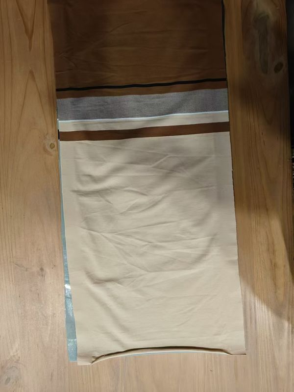 Assorbente sudore traspirante e confortevole e resistente tessuto a strisce per abbigliamento casual