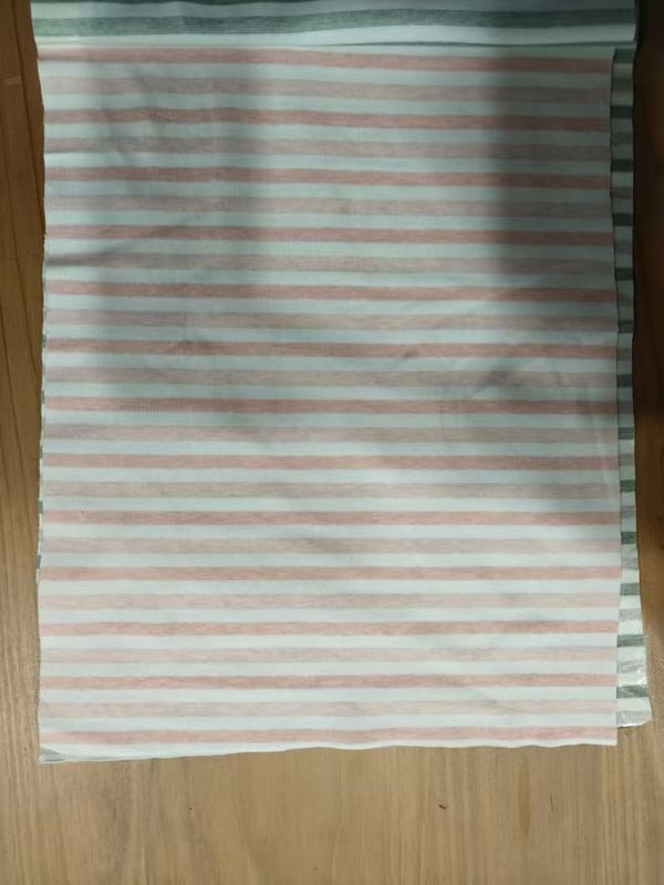 Tessuto di materiale a strisce resistente all'usura e morbido, traspirante e resistente per l'uso occasionale