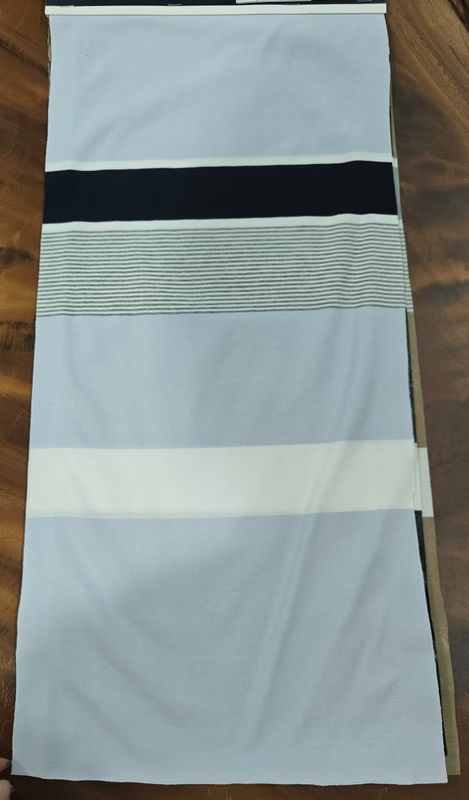 Materiale a strisce di cotone puro, elastico, ecologico, per uso occasionale