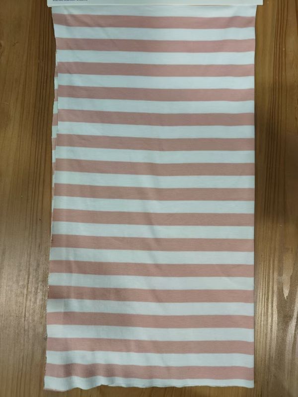 Facile da curare e di moda tessuto a maglia a righe resistente per maglietta