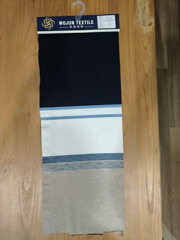 Tocco morbido e fresco e asciutto liscio e alla moda tessuto a maglia a strisce per polo