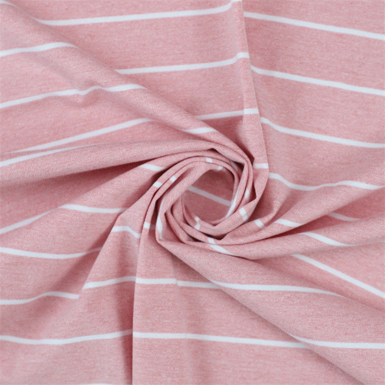 Tissu a maglia a strisce per indossare casual colorato