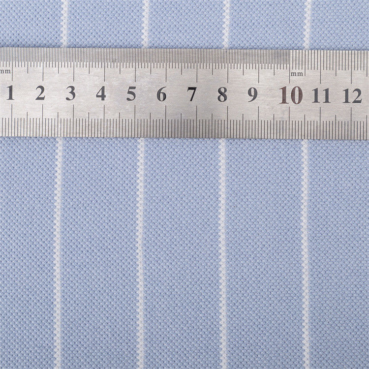 Comodo e non facile da deformare e traspirante tessuto di cotone Pique per polo