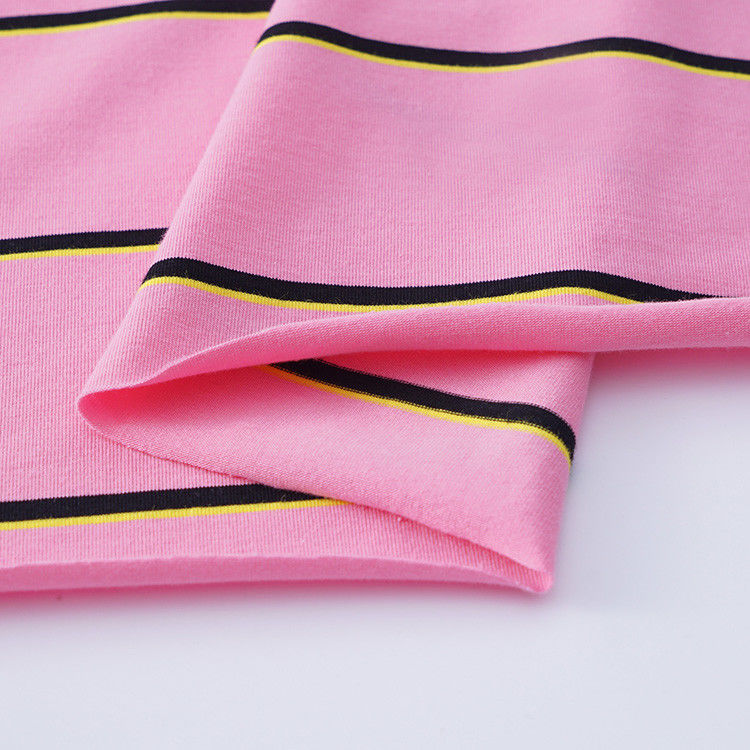 Tessuti a maglia a righe personalizzati e multicolori per abbigliamento informale