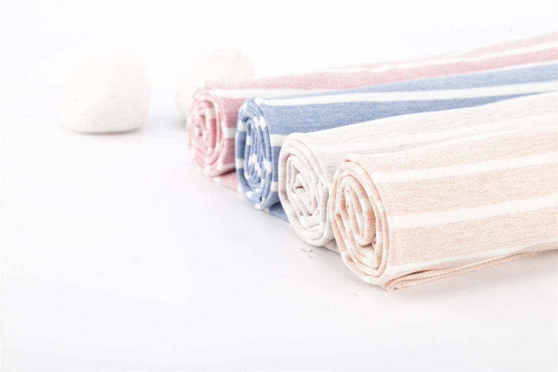 Materiale a strisce comodo e morbido, elastico e amichevole per la pelle, da indossare casualmente