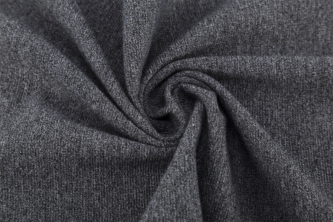 Tessuto di magliette di cotone elastico e comodo per abbigliamento casual