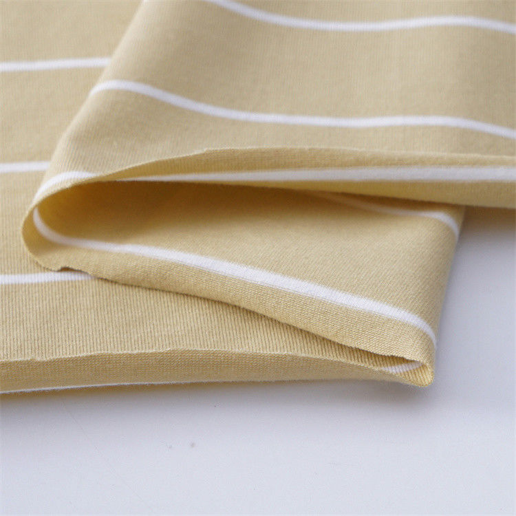 Naturale, facile da curare e confortevole, tessuto di materiale a strisce semplice per indossare casualmente