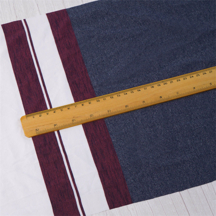 Comodo e adatto alla pelle Tissu a maglia a righe di moda e classica